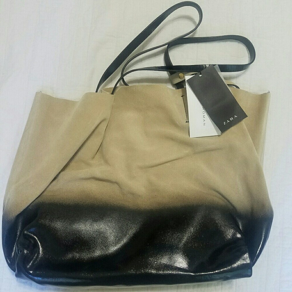 Zara ombre leather bag